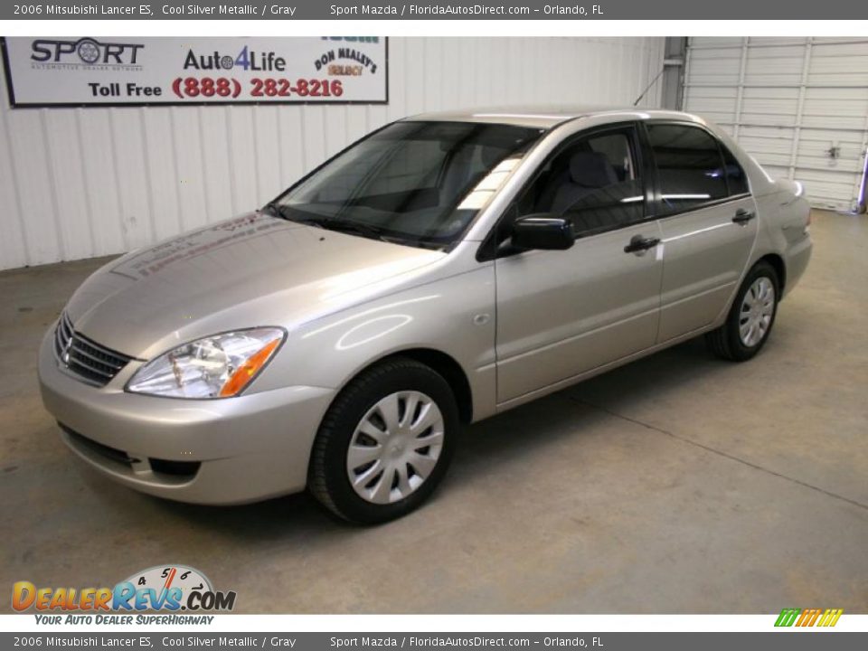 2006 Mitsubishi Lancer ES Cool Silver Metallic / Gray Photo #4