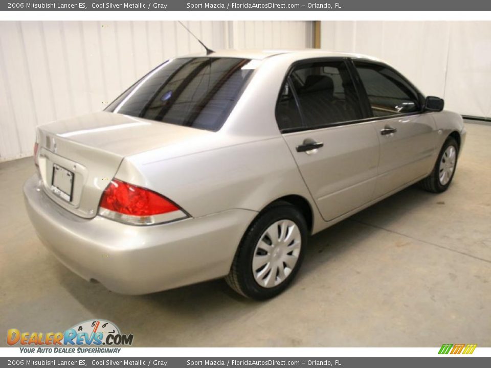 2006 Mitsubishi Lancer ES Cool Silver Metallic / Gray Photo #5