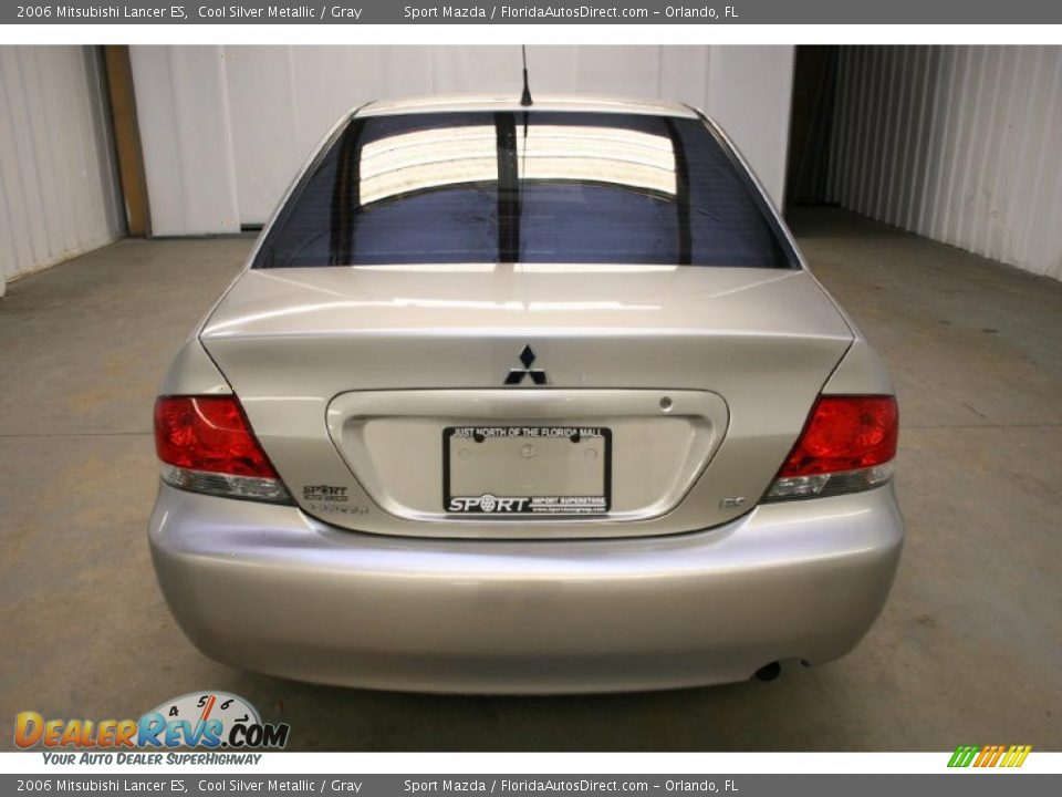 2006 Mitsubishi Lancer ES Cool Silver Metallic / Gray Photo #6