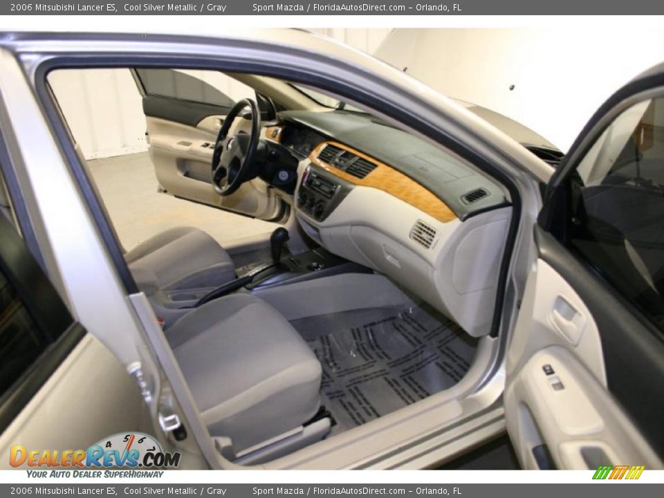 2006 Mitsubishi Lancer ES Cool Silver Metallic / Gray Photo #9