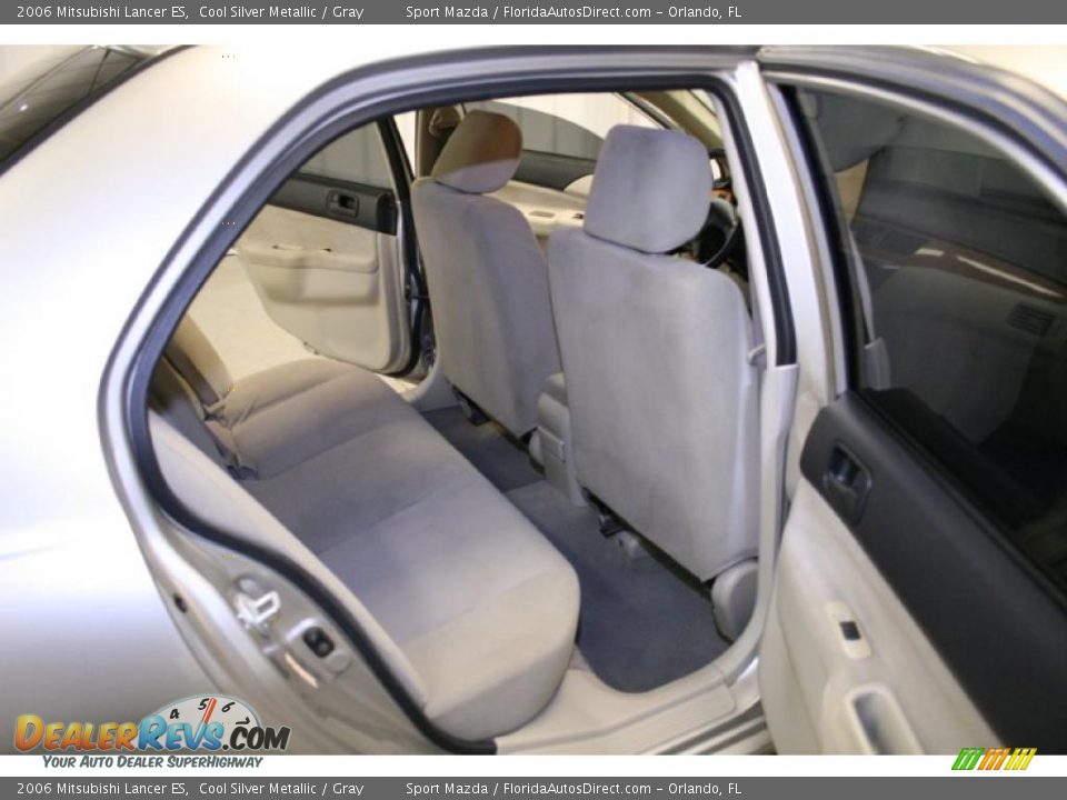 2006 Mitsubishi Lancer ES Cool Silver Metallic / Gray Photo #10