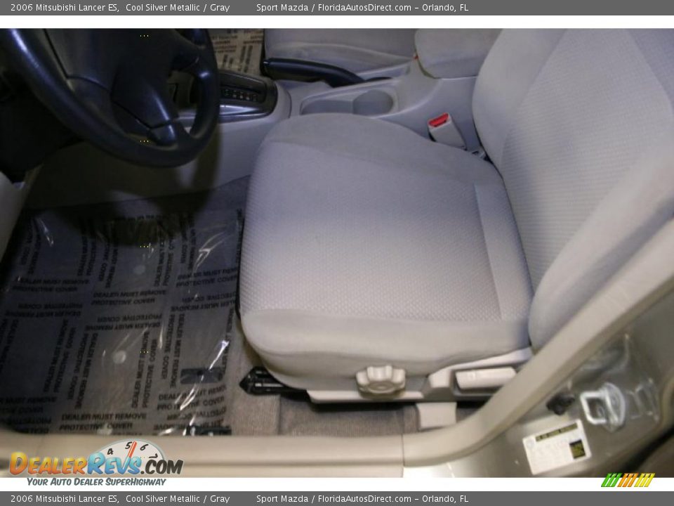 2006 Mitsubishi Lancer ES Cool Silver Metallic / Gray Photo #16