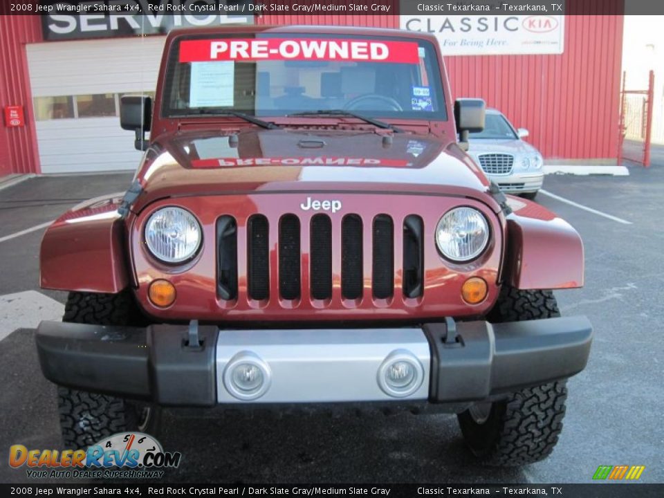 2008 Jeep Wrangler Sahara 4x4 Red Rock Crystal Pearl / Dark Slate Gray/Medium Slate Gray Photo #5