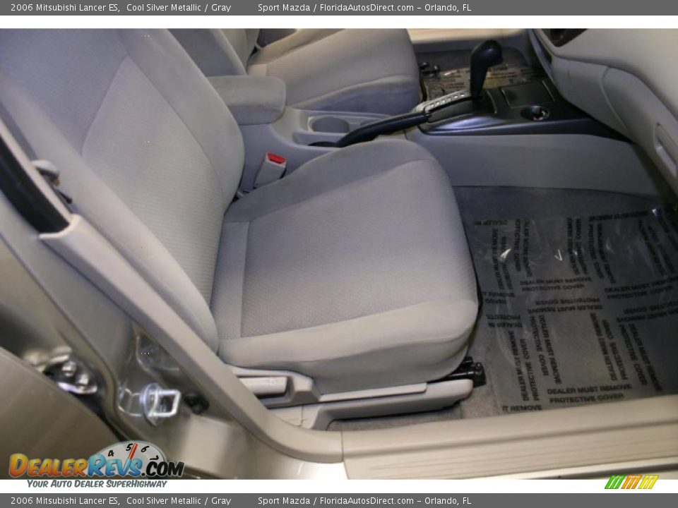 2006 Mitsubishi Lancer ES Cool Silver Metallic / Gray Photo #19