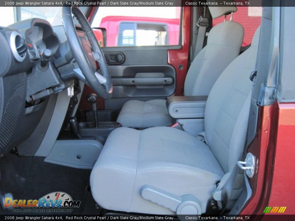 2008 Jeep Wrangler Sahara 4x4 Red Rock Crystal Pearl / Dark Slate Gray/Medium Slate Gray Photo #8