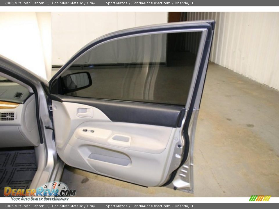 2006 Mitsubishi Lancer ES Cool Silver Metallic / Gray Photo #20