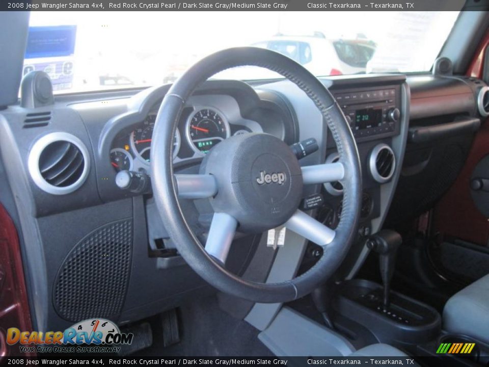 2008 Jeep Wrangler Sahara 4x4 Red Rock Crystal Pearl / Dark Slate Gray/Medium Slate Gray Photo #9