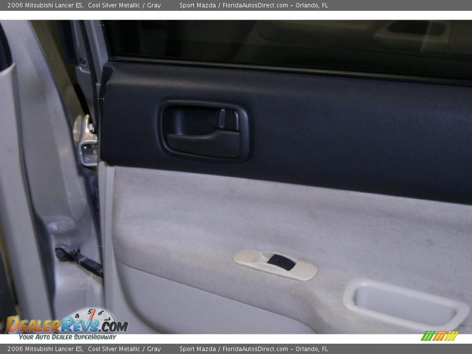 2006 Mitsubishi Lancer ES Cool Silver Metallic / Gray Photo #23