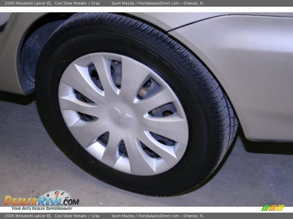 2006 Mitsubishi Lancer ES Cool Silver Metallic / Gray Photo #29