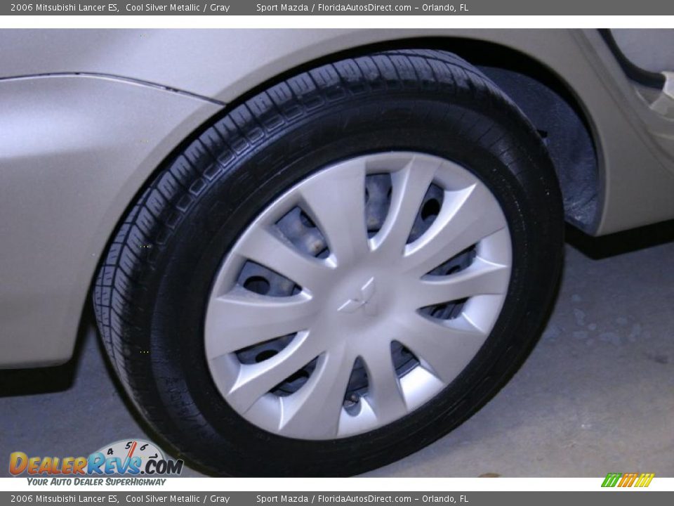 2006 Mitsubishi Lancer ES Cool Silver Metallic / Gray Photo #30