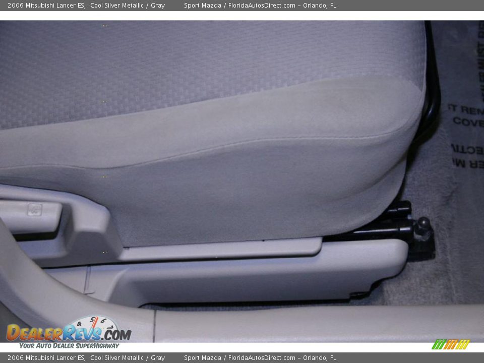 2006 Mitsubishi Lancer ES Cool Silver Metallic / Gray Photo #33