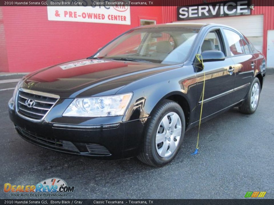 2010 Hyundai Sonata GLS Ebony Black / Gray Photo #1