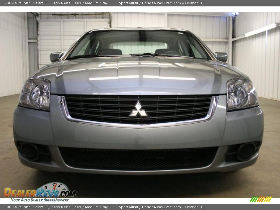2009 Mitsubishi Galant ES Satin Meisai Pearl / Medium Gray Photo #3