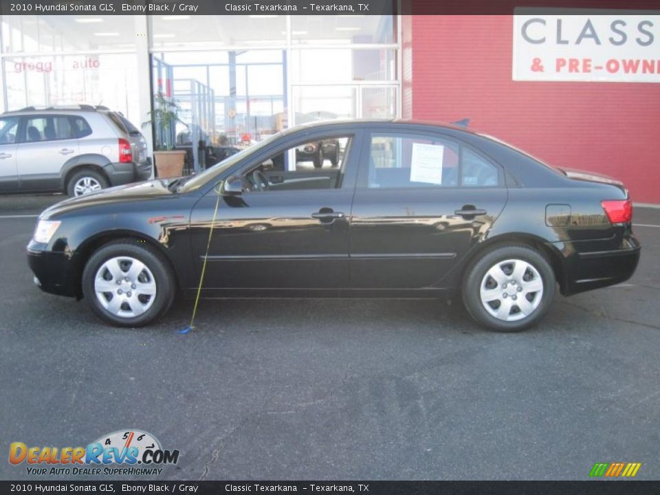 2010 Hyundai Sonata GLS Ebony Black / Gray Photo #3