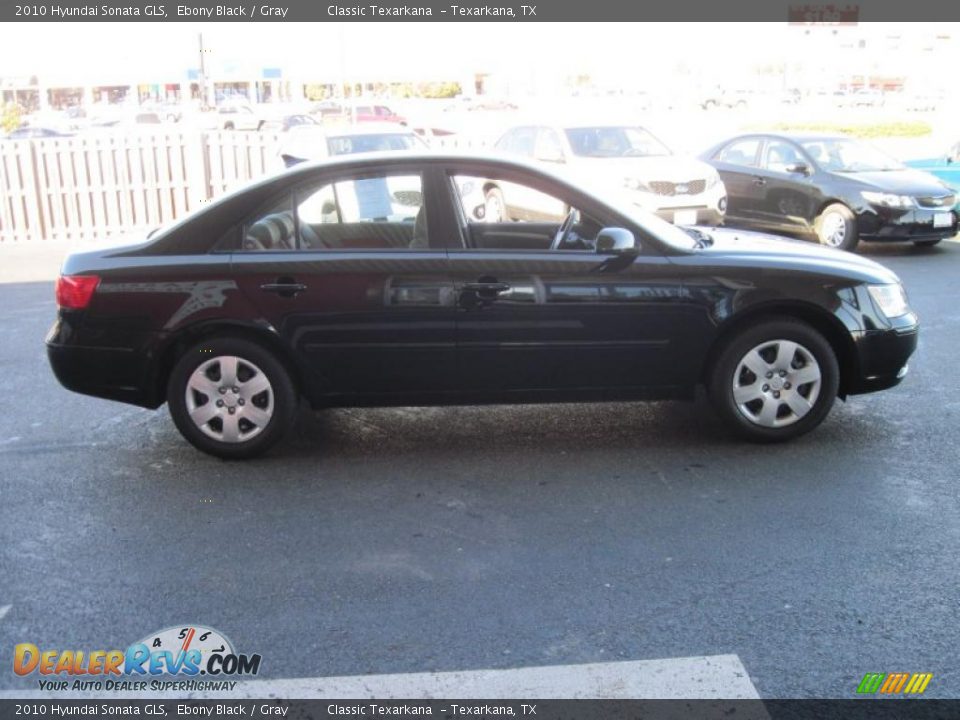 2010 Hyundai Sonata GLS Ebony Black / Gray Photo #4