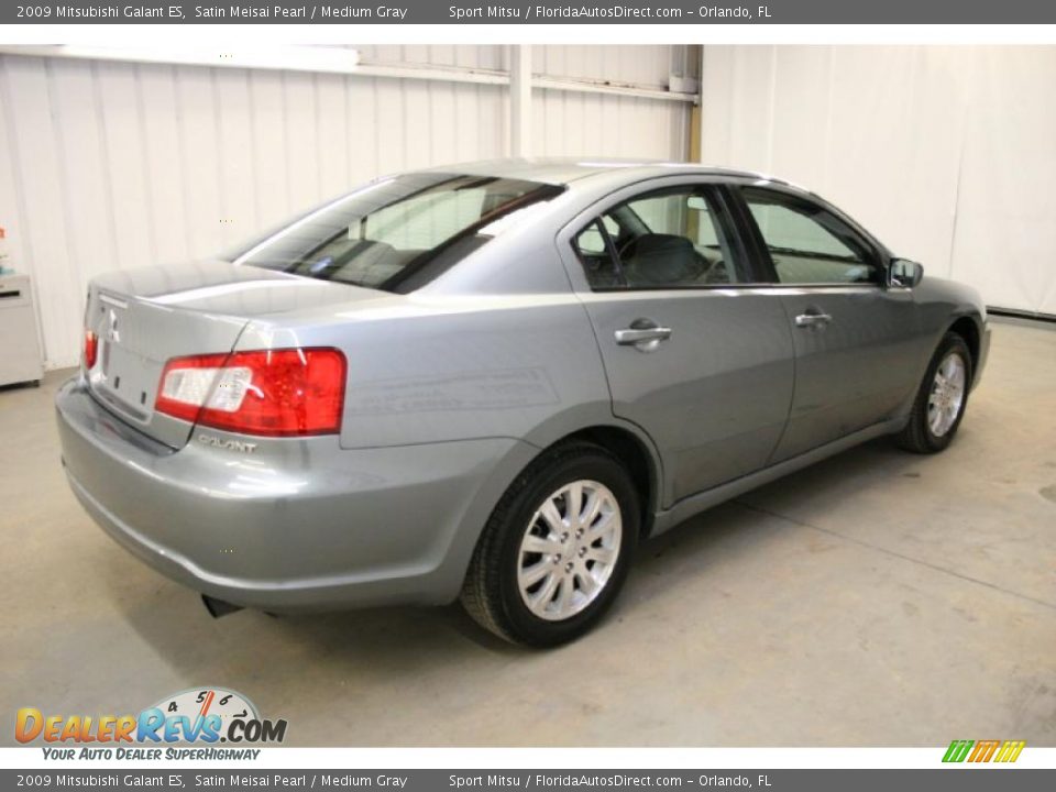 2009 Mitsubishi Galant ES Satin Meisai Pearl / Medium Gray Photo #5