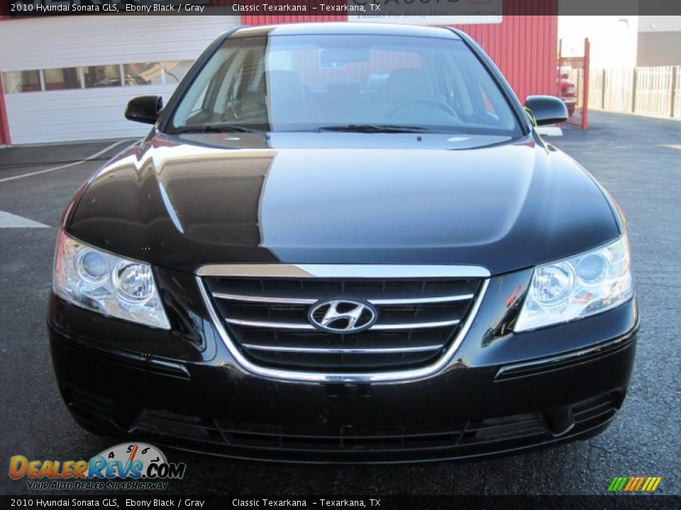 2010 Hyundai Sonata GLS Ebony Black / Gray Photo #5