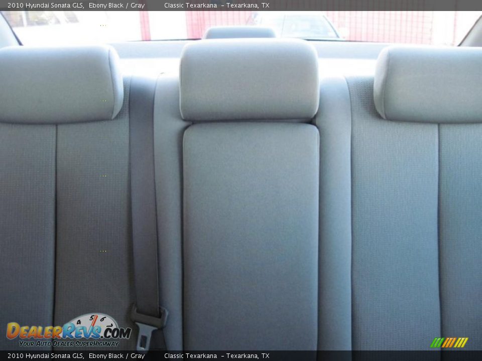 2010 Hyundai Sonata GLS Ebony Black / Gray Photo #8