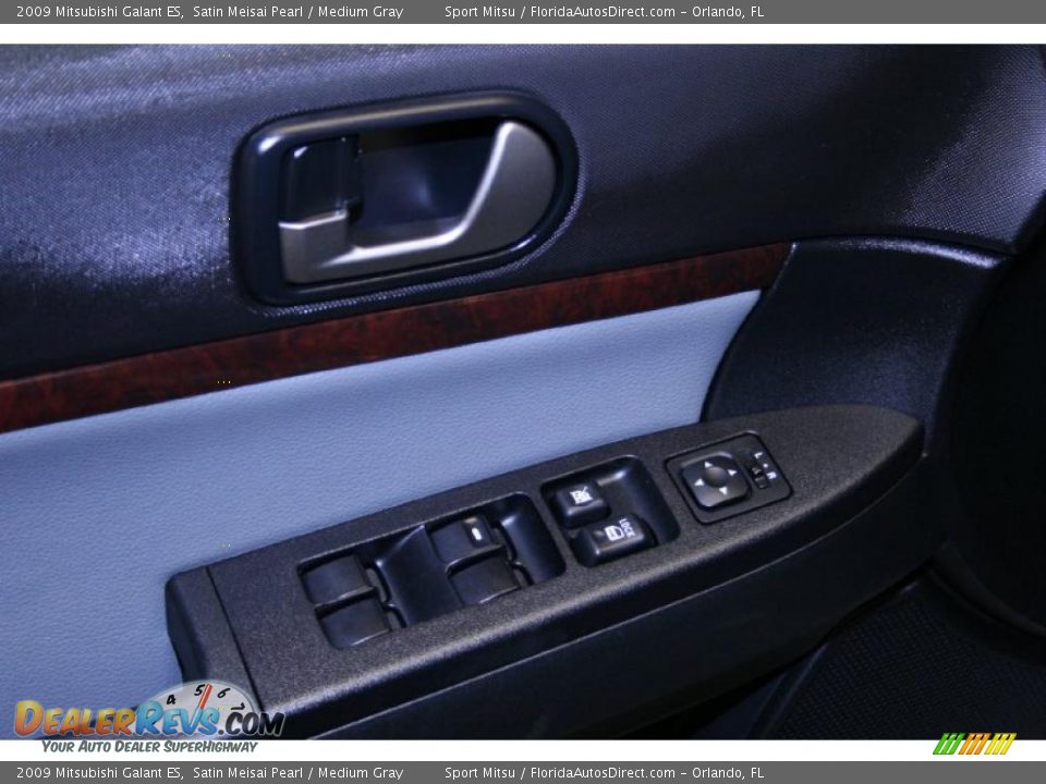 2009 Mitsubishi Galant ES Satin Meisai Pearl / Medium Gray Photo #27