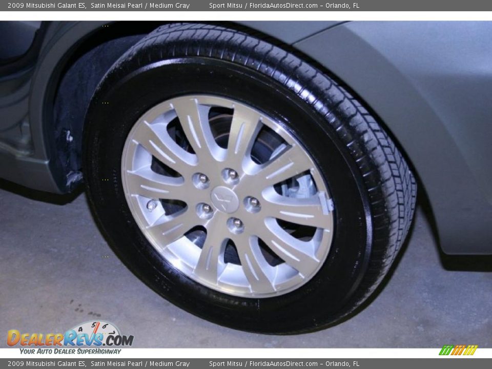 2009 Mitsubishi Galant ES Satin Meisai Pearl / Medium Gray Photo #29