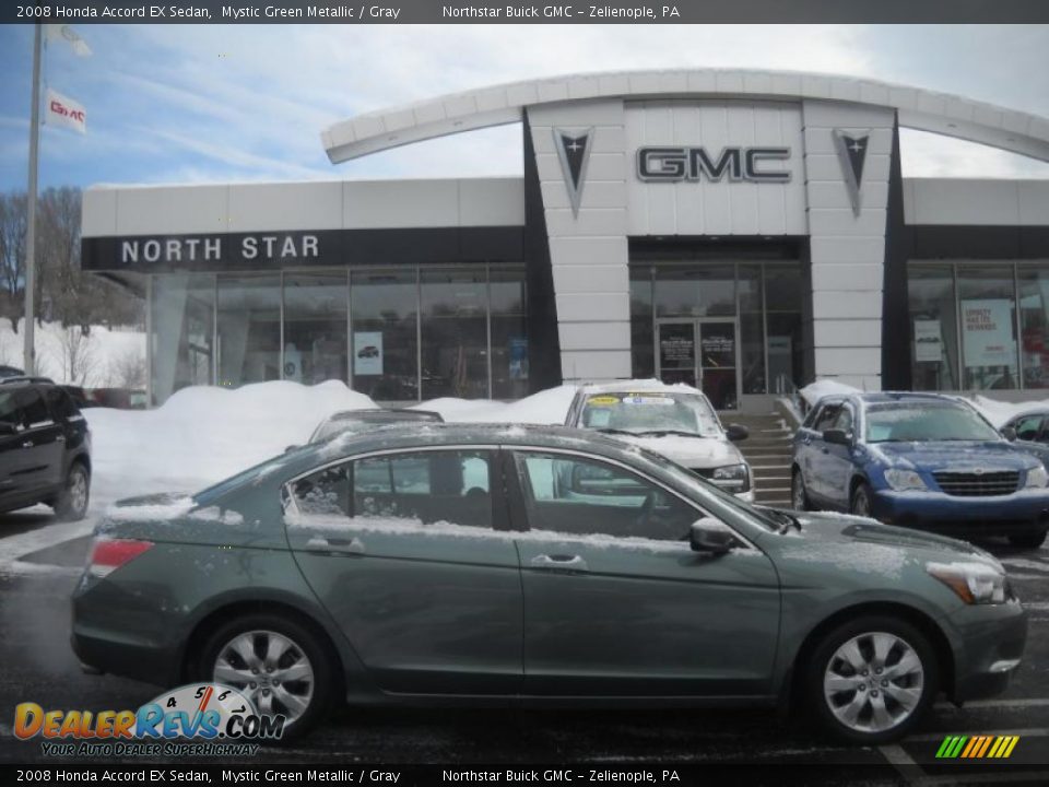 2008 Honda Accord EX Sedan Mystic Green Metallic / Gray Photo #1
