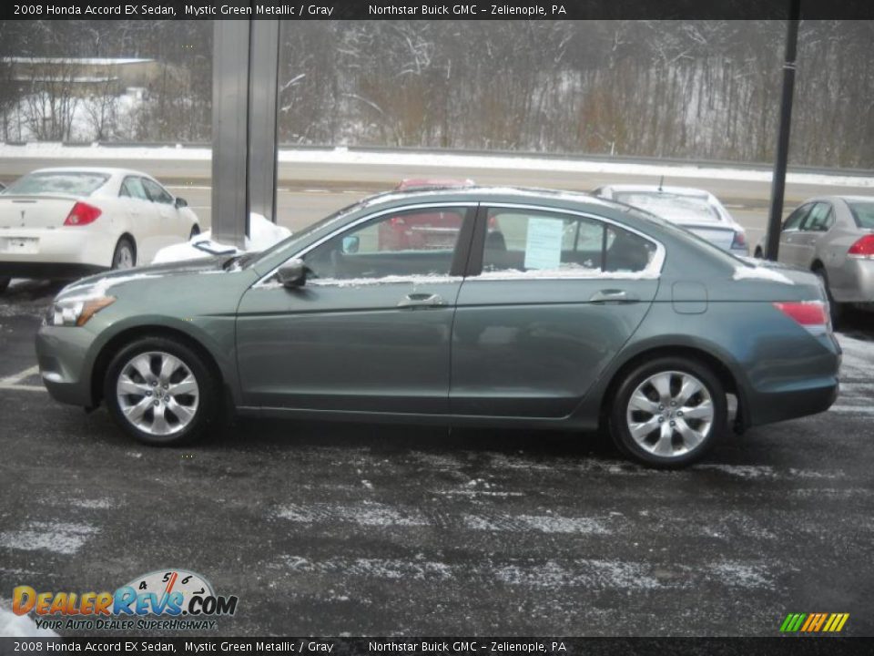 2008 Honda Accord EX Sedan Mystic Green Metallic / Gray Photo #5