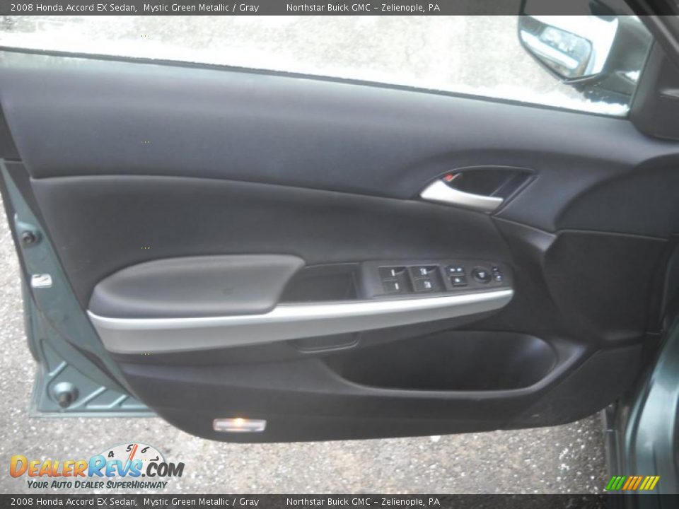 2008 Honda Accord EX Sedan Mystic Green Metallic / Gray Photo #6