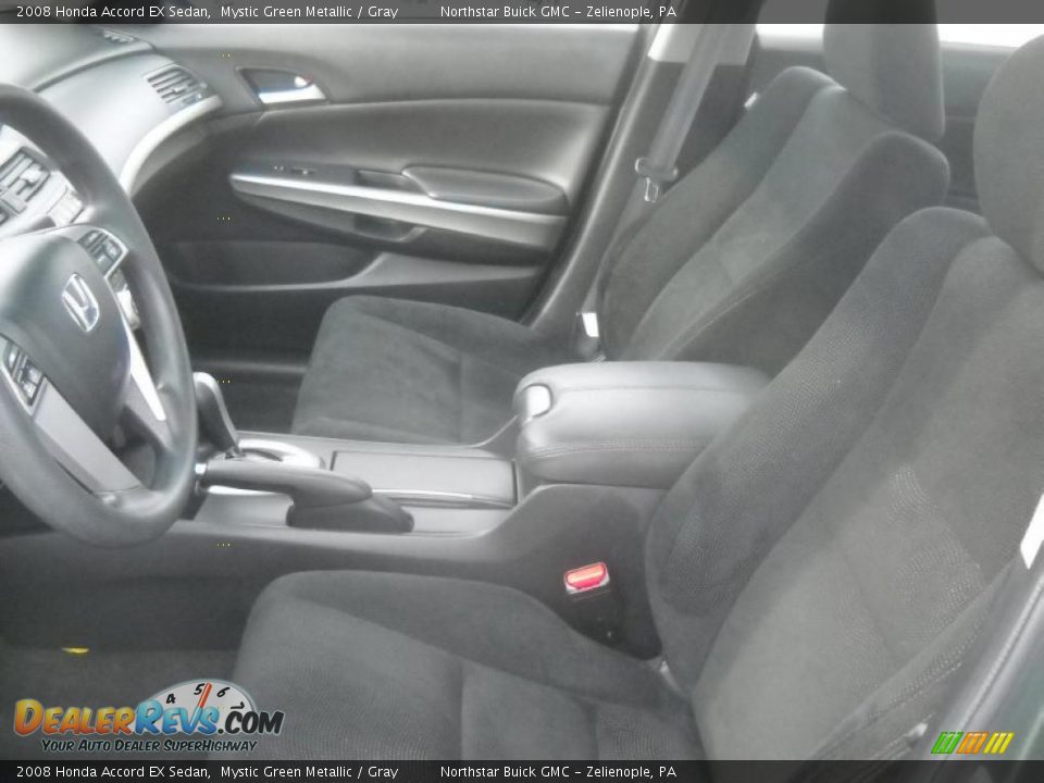 2008 Honda Accord EX Sedan Mystic Green Metallic / Gray Photo #8
