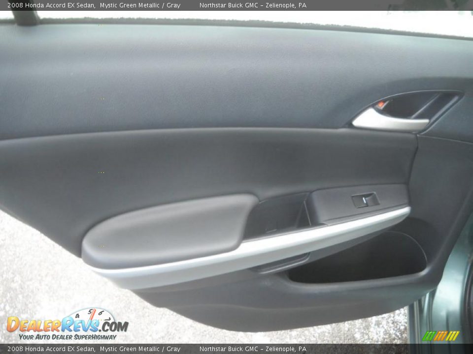 2008 Honda Accord EX Sedan Mystic Green Metallic / Gray Photo #10
