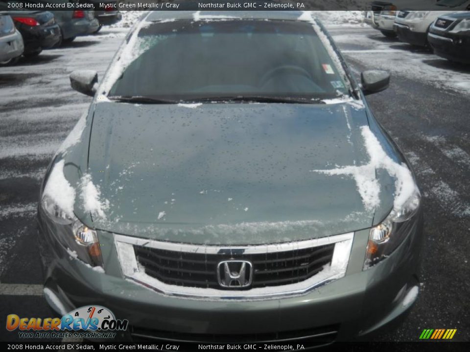 2008 Honda Accord EX Sedan Mystic Green Metallic / Gray Photo #14