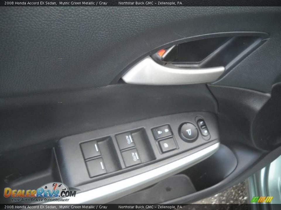2008 Honda Accord EX Sedan Mystic Green Metallic / Gray Photo #16