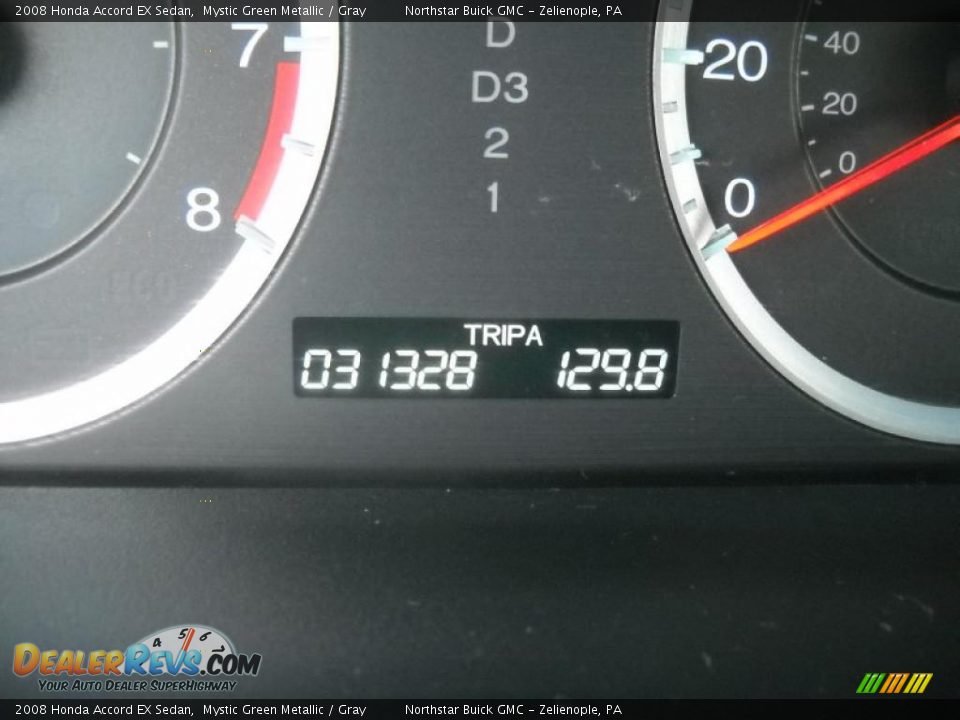 2008 Honda Accord EX Sedan Mystic Green Metallic / Gray Photo #20