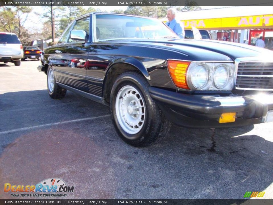 1985 Mercedes-Benz SL Class 380 SL Roadster Black / Grey Photo #18