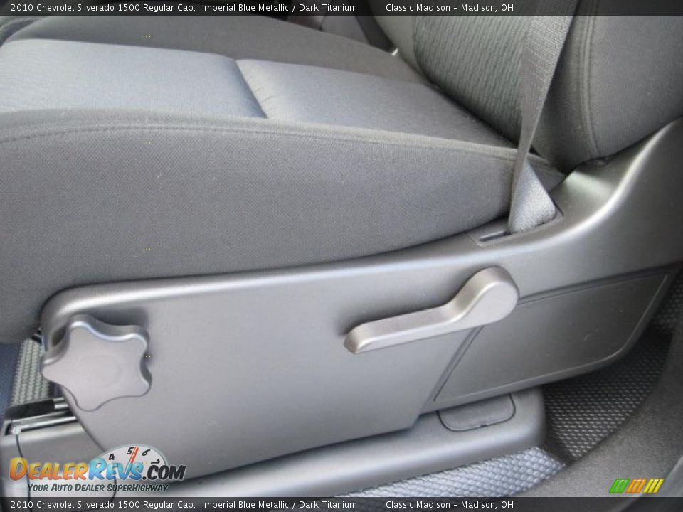 2010 Chevrolet Silverado 1500 Regular Cab Imperial Blue Metallic / Dark Titanium Photo #7
