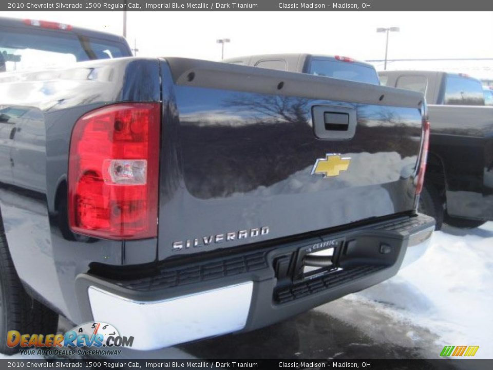 2010 Chevrolet Silverado 1500 Regular Cab Imperial Blue Metallic / Dark Titanium Photo #13