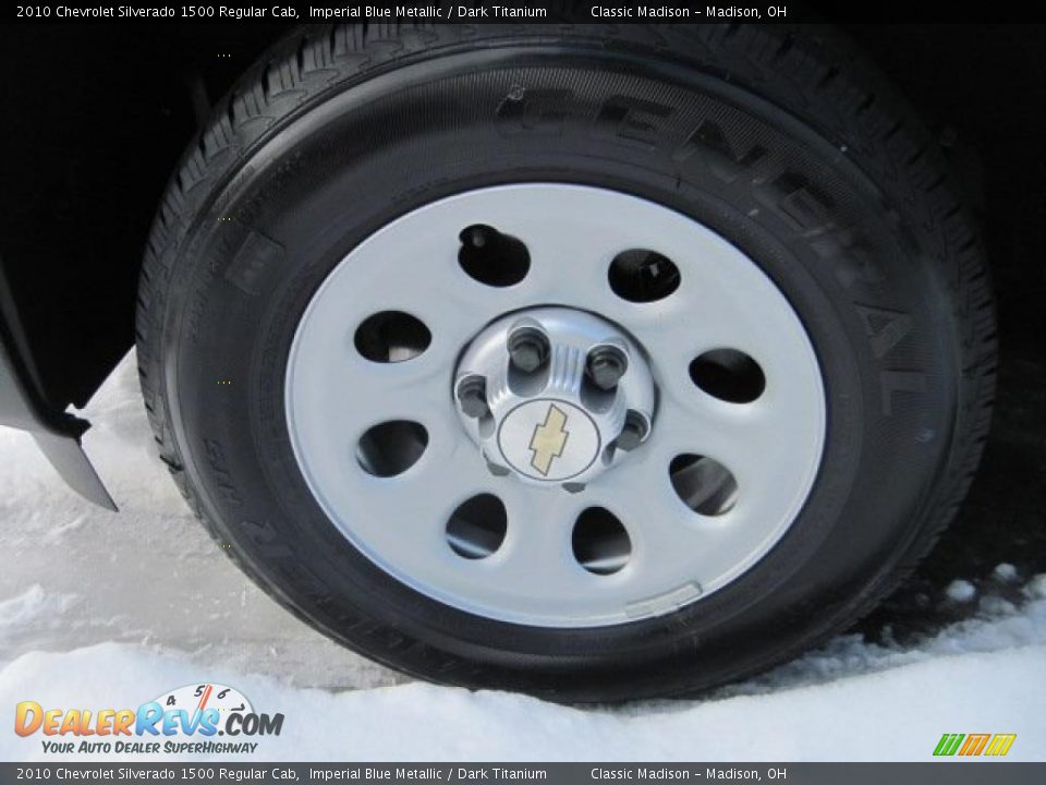 2010 Chevrolet Silverado 1500 Regular Cab Imperial Blue Metallic / Dark Titanium Photo #14