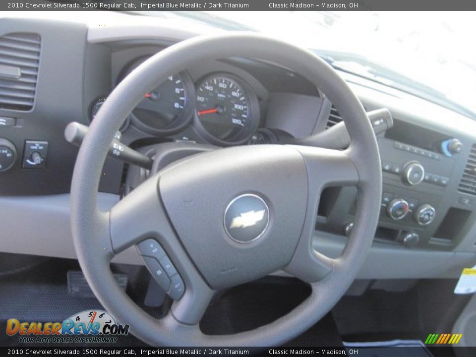 2010 Chevrolet Silverado 1500 Regular Cab Imperial Blue Metallic / Dark Titanium Photo #18