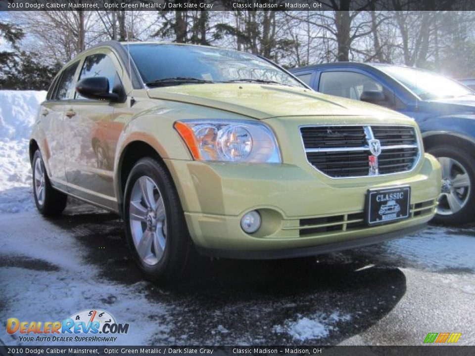 2010 Dodge Caliber Mainstreet Optic Green Metallic / Dark Slate Gray Photo #3