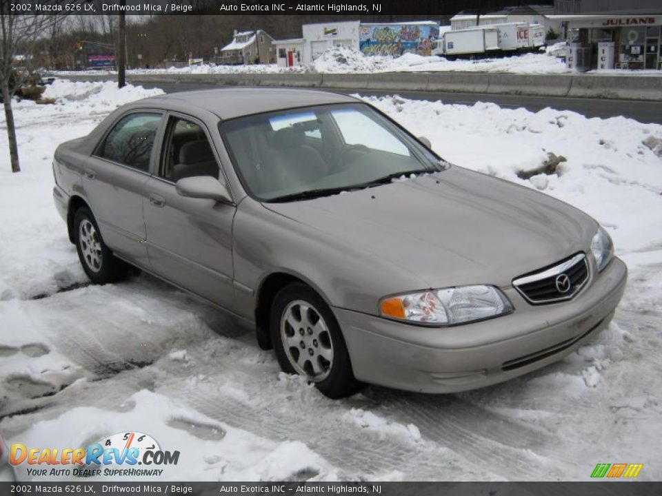 2002 Mazda 626 LX Driftwood Mica / Beige Photo #2