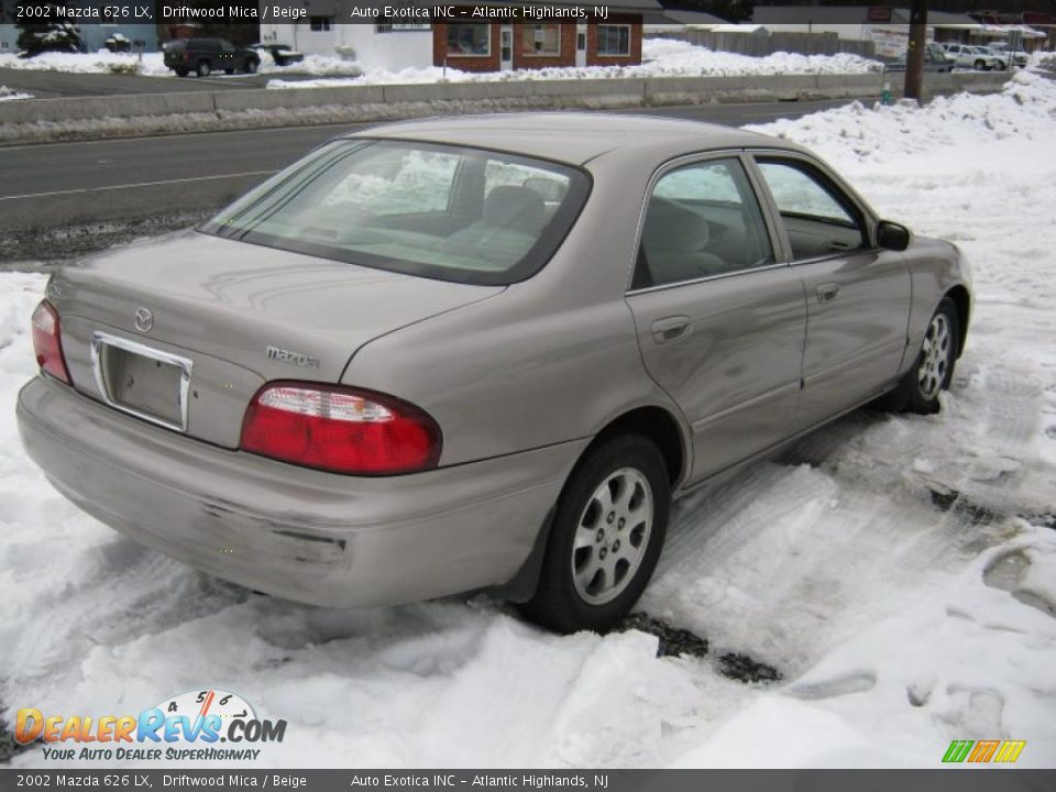 2002 Mazda 626 LX Driftwood Mica / Beige Photo #3