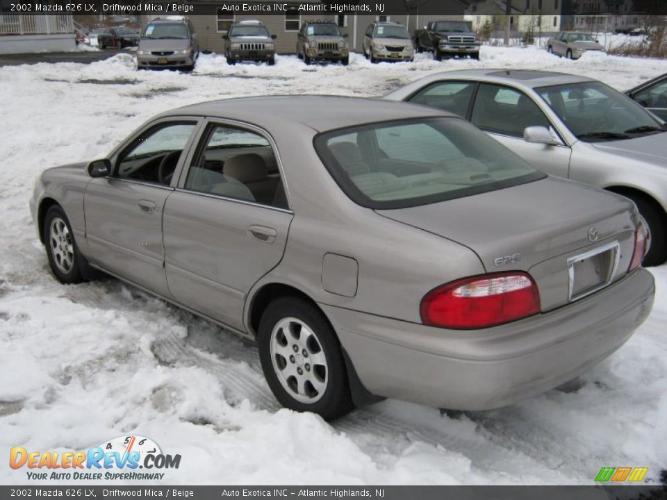 2002 Mazda 626 LX Driftwood Mica / Beige Photo #4
