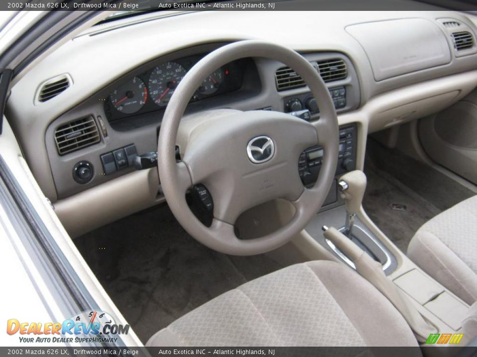 2002 Mazda 626 LX Driftwood Mica / Beige Photo #5
