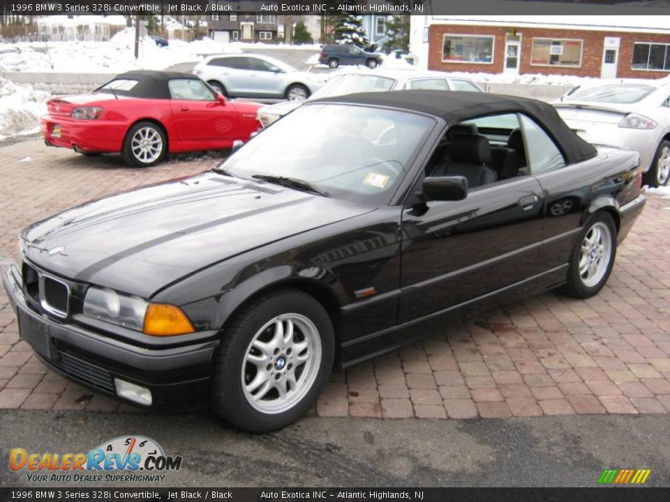 1996 BMW 3 Series 328i Convertible Jet Black / Black Photo #1
