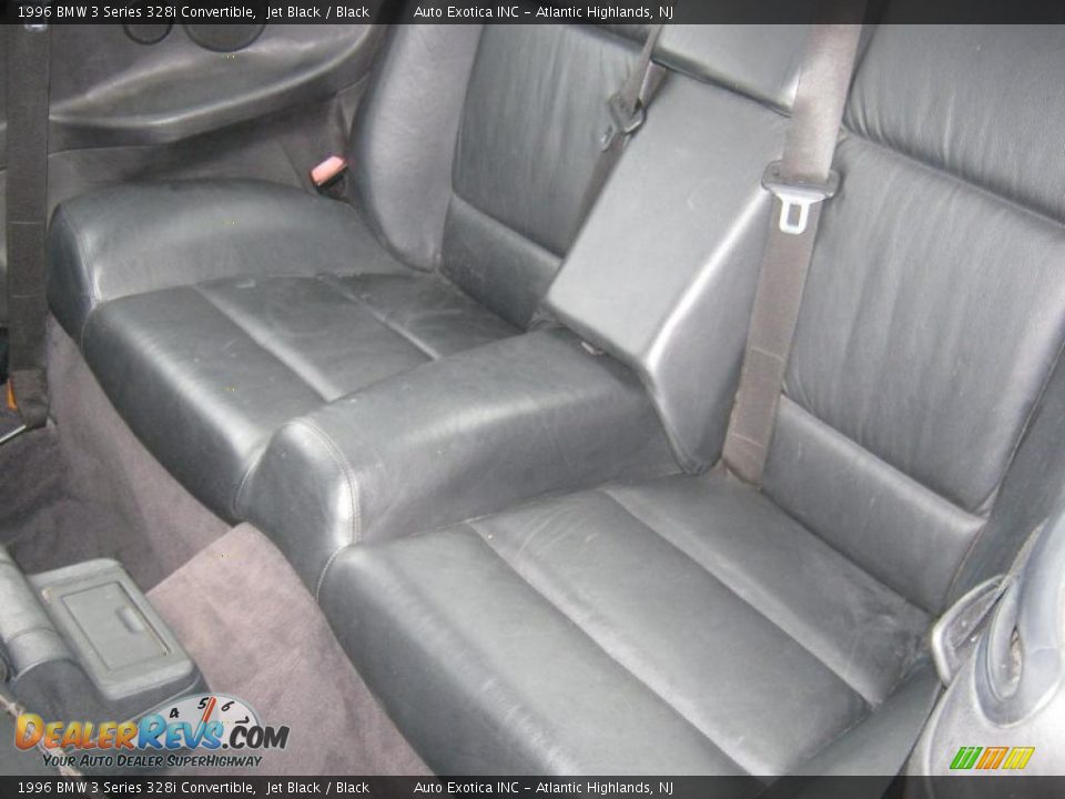 1996 BMW 3 Series 328i Convertible Jet Black / Black Photo #6