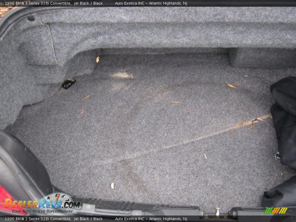 1996 BMW 3 Series 328i Convertible Jet Black / Black Photo #8