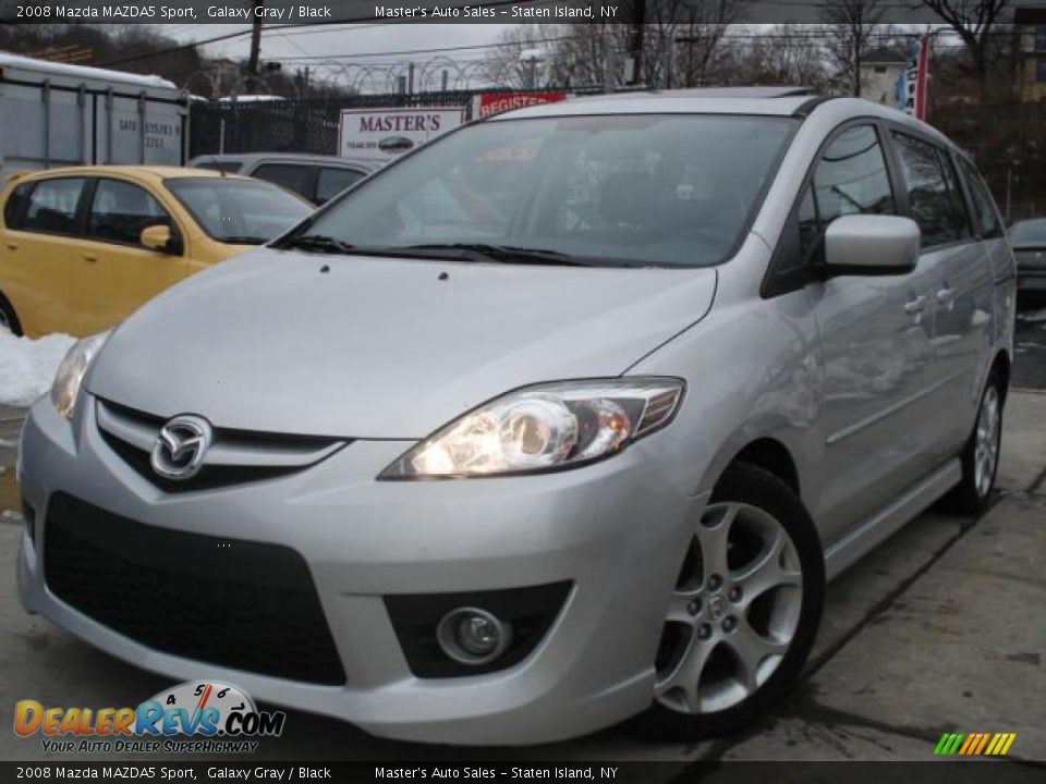 2008 Mazda MAZDA5 Sport Galaxy Gray / Black Photo #1