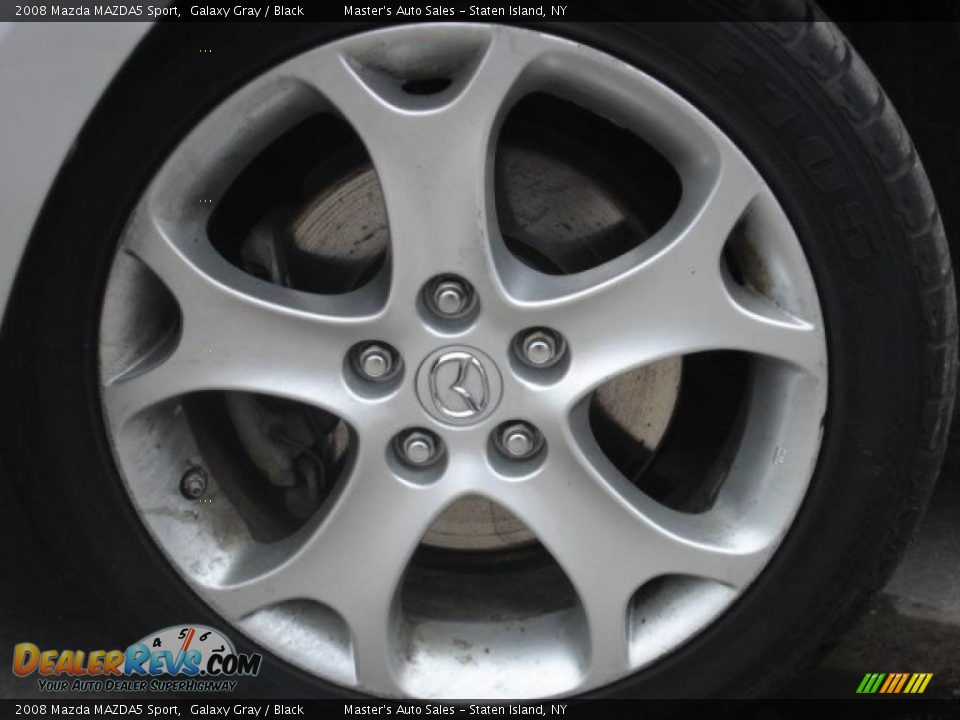 2008 Mazda MAZDA5 Sport Galaxy Gray / Black Photo #4