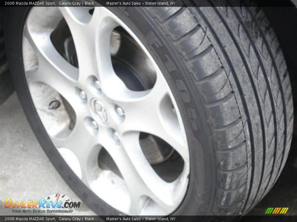 2008 Mazda MAZDA5 Sport Galaxy Gray / Black Photo #5