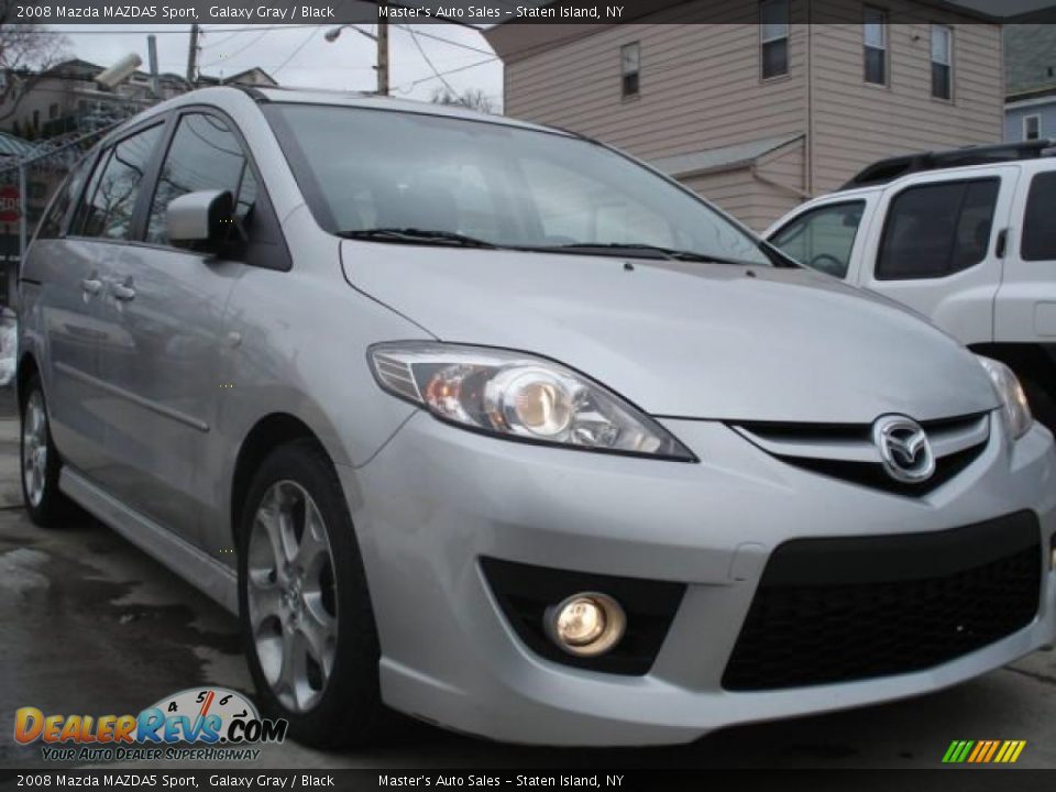 2008 Mazda MAZDA5 Sport Galaxy Gray / Black Photo #7