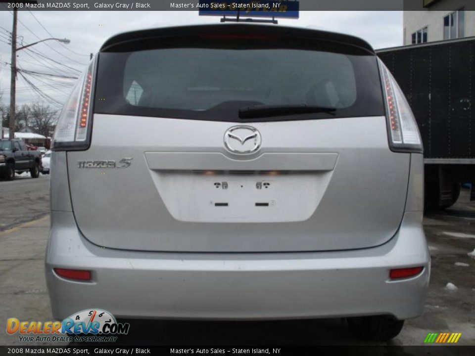 2008 Mazda MAZDA5 Sport Galaxy Gray / Black Photo #9